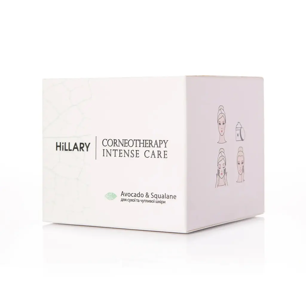 Крем для сухой и чувствительной кожи Hillary Corneotherapy Intense Сare Avocado & Squalane 50 г - фото 5