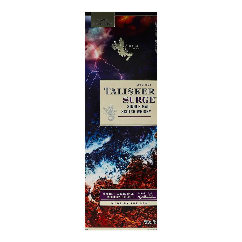 Виски Talisker Surge Single Malt Scotch Whisky 45,8% 0.7 л в подарочной коробке - фото 5