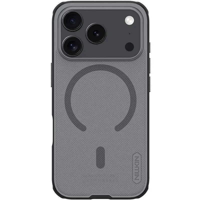 Чохол Nillkin Matte Magnetic Pro для Apple iPhone 17 Pro (6.3) Transparent black - фото 4
