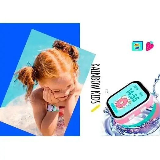 Дитячий смарт-годинник Gelius GP-PK008 (Rainbow) з GPS/4G White - фото 2