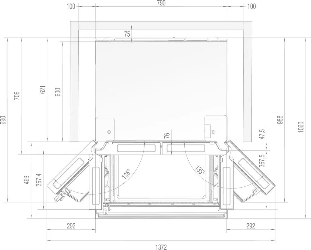 Холодильник Gorenje NRM8181UX - фото 12