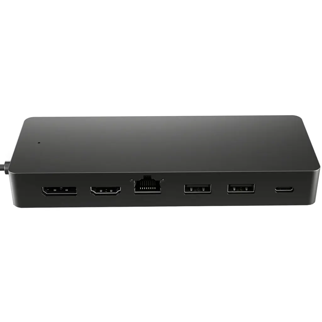 Док-станція USB3.1 Type-C - HDMI/USB 3.0x2/Type-Cx2/DP/RJ45/Ethernet чорна HP (50H55UT) - фото 4