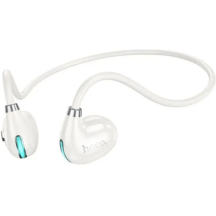 Беспроводные спортивные наушники Hoco ES68 Musical air conduction с воздушной проводимостью белые - фото 2