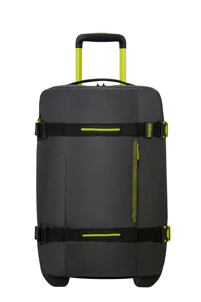 Дорожня Сумка На Колесах American Tourister URBAN TRACK BLACK/LIME 55x35x20 MD1*19201