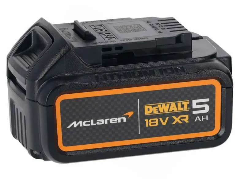 Шурупокрути набір з двох акумуляторних інструментів DeWalt McLaren F1 Team Limited Edition DCK200MP2T - фото 6