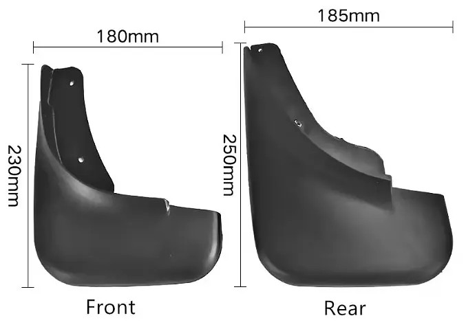 Бризковики для Volkswagen Passat B6 2005-2010 Комплект 4 шт (BVWLY0521) - фото 3