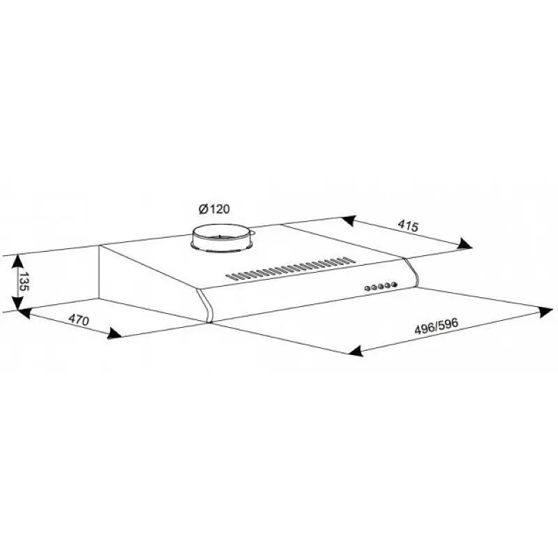 Витяжка кухонна ELEYUS Line I 50 BL - фото 7