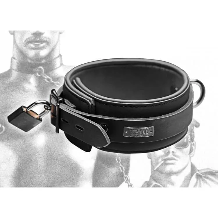 Нашийник Tom of Finland Neoprene Colla, 47 см, чорний - фото 2