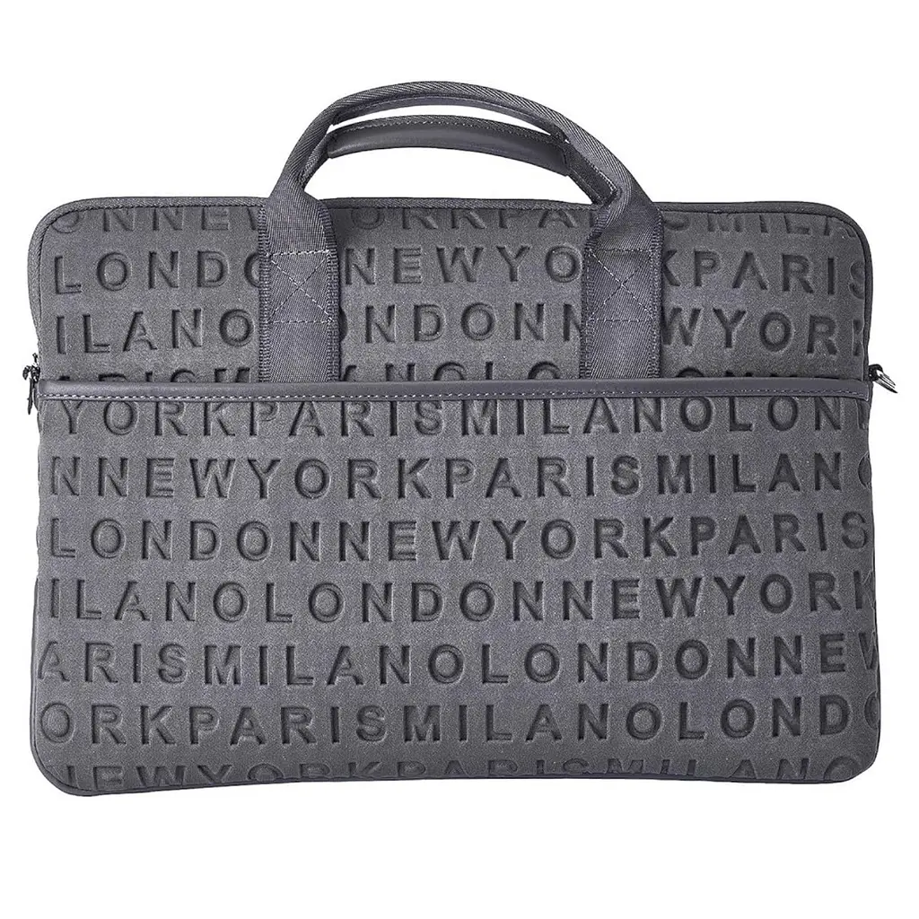 Сумка для ноутбука WiWU Waterproof Lycra Cosmo Laptop Slim 16.2″ Сіра (771452) - фото 2