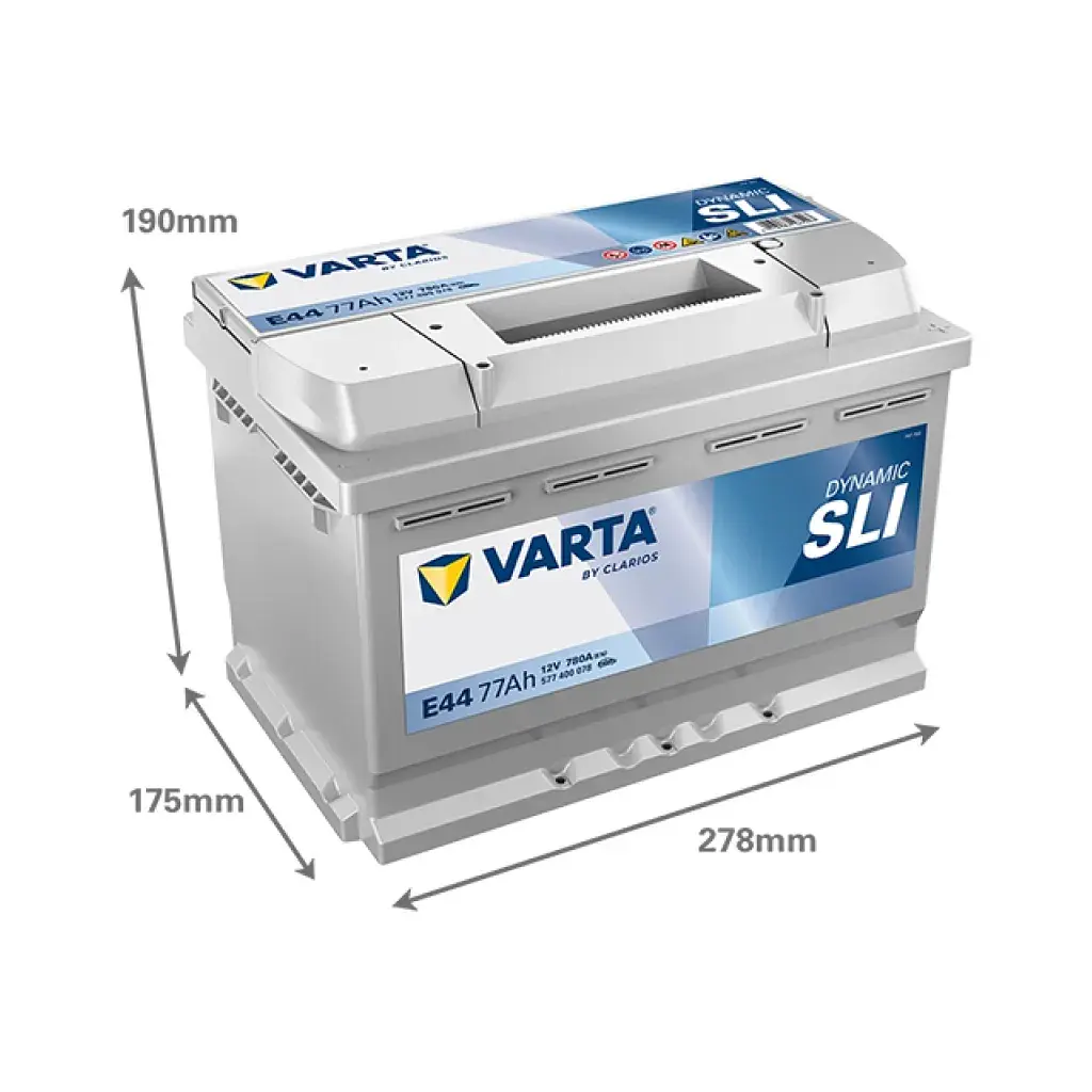 Акумулятор автомобільний Varta Silver Dynamic 77Аh (577400078) - фото 4