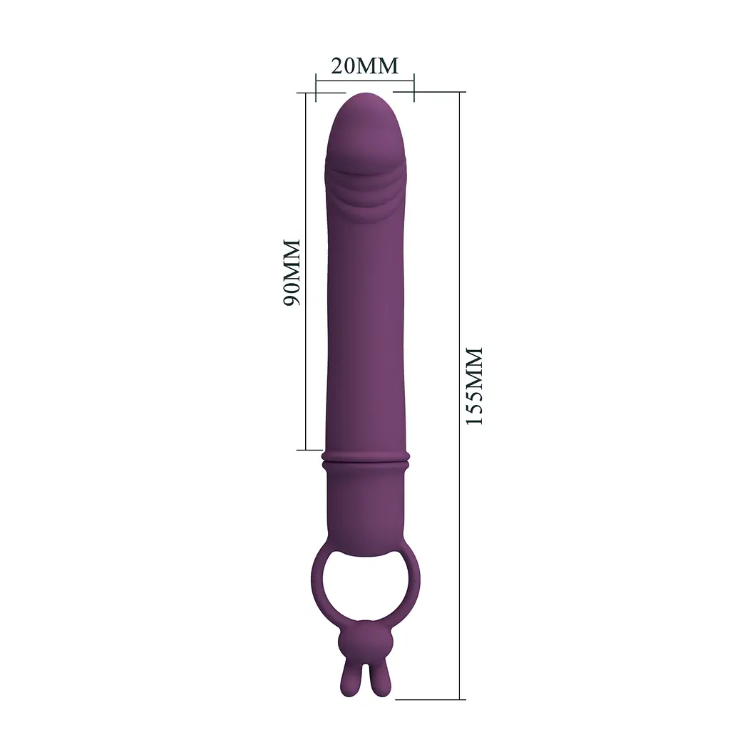 Вібростимулятор PRETTY LOVE Cora Silicone Vibrator PRETTY LOVE BI-300134 103479 - фото 4