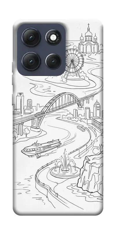 TPU чохол Demsky Dnipro spirit для Motorola Moto G86 Power