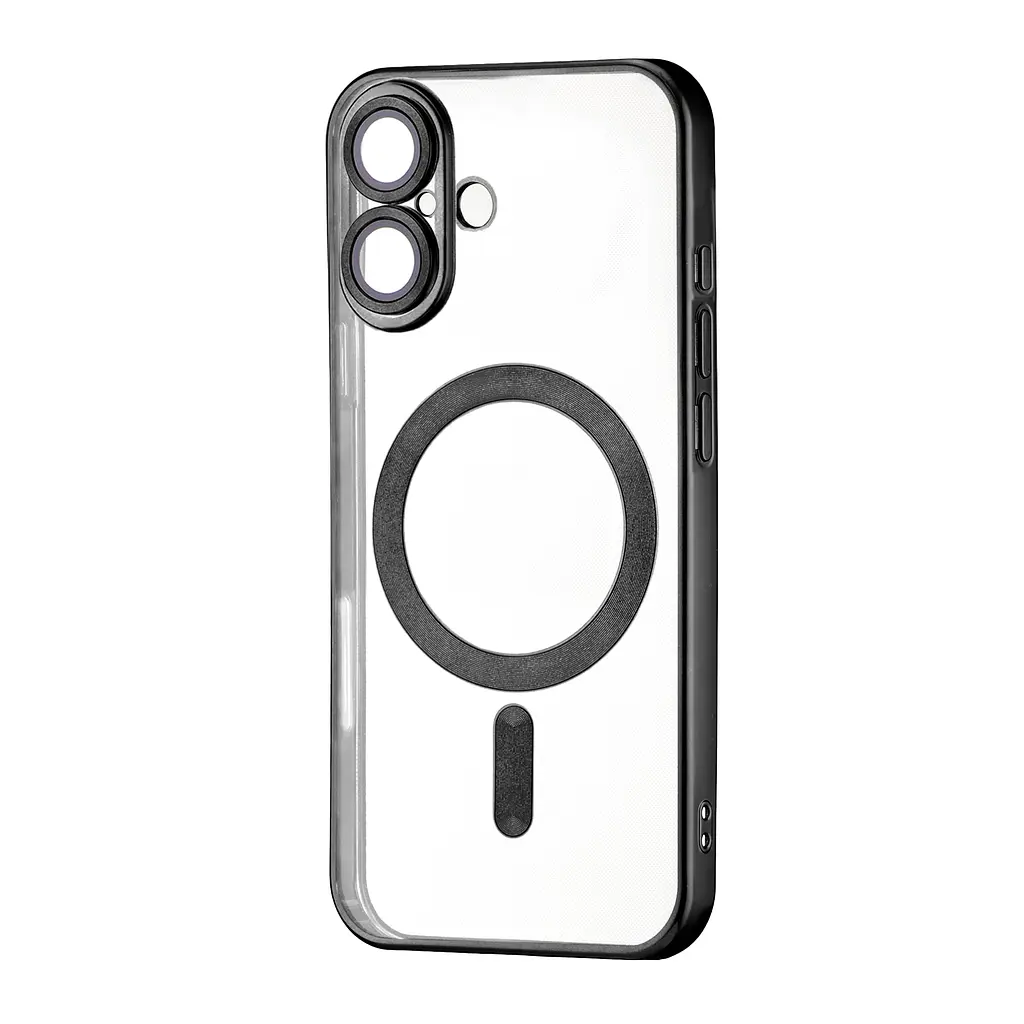Чохол Ductil Metallic Edge with MagSafe (Protected Camera & Lens) iPhone 16 Black