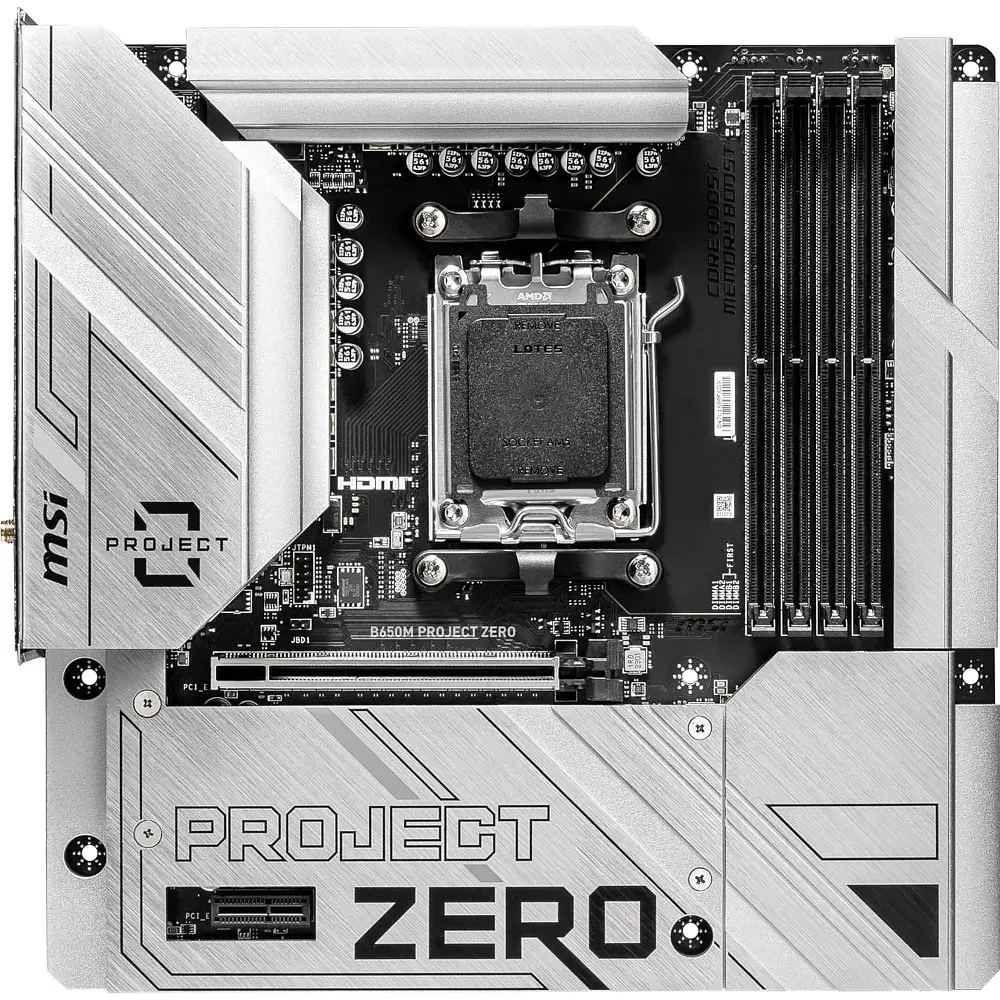 Материнська плата MSI B650M Project Zero Socket AM5 - фото 2