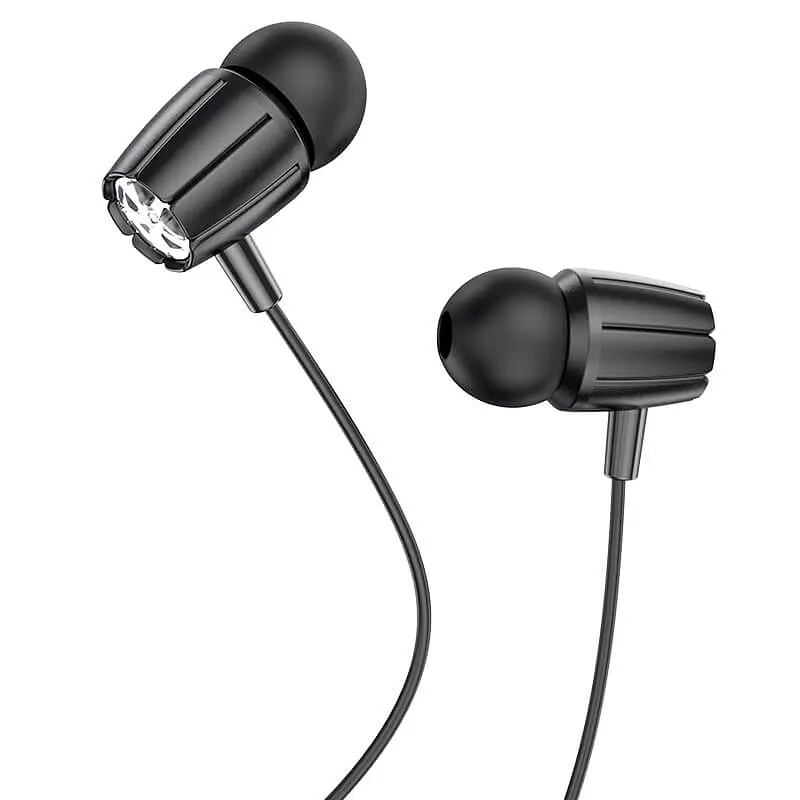 Наушники Hoco M88, вакуумные, проводные, 3.5mm, 1.2m, чёрные - фото 2