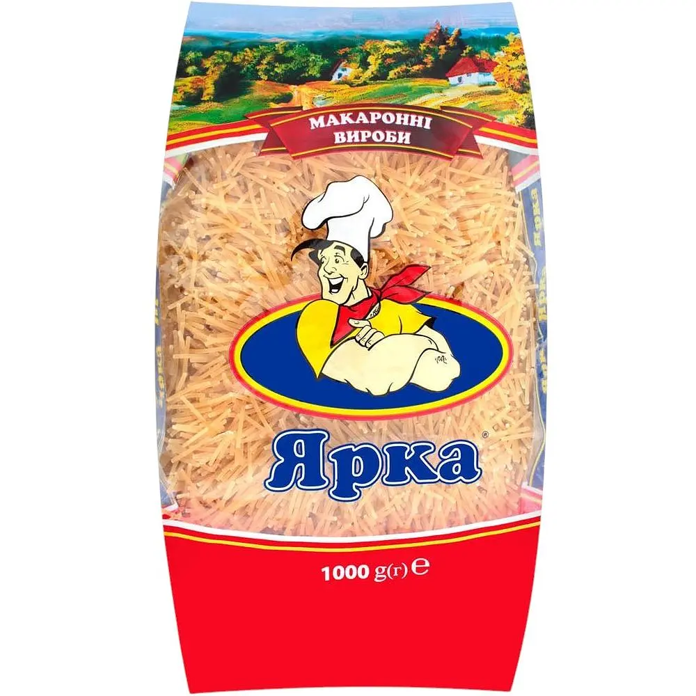 Макаронні вироби Ярка Вермішель 1.5 мм 1 кг - фото 2