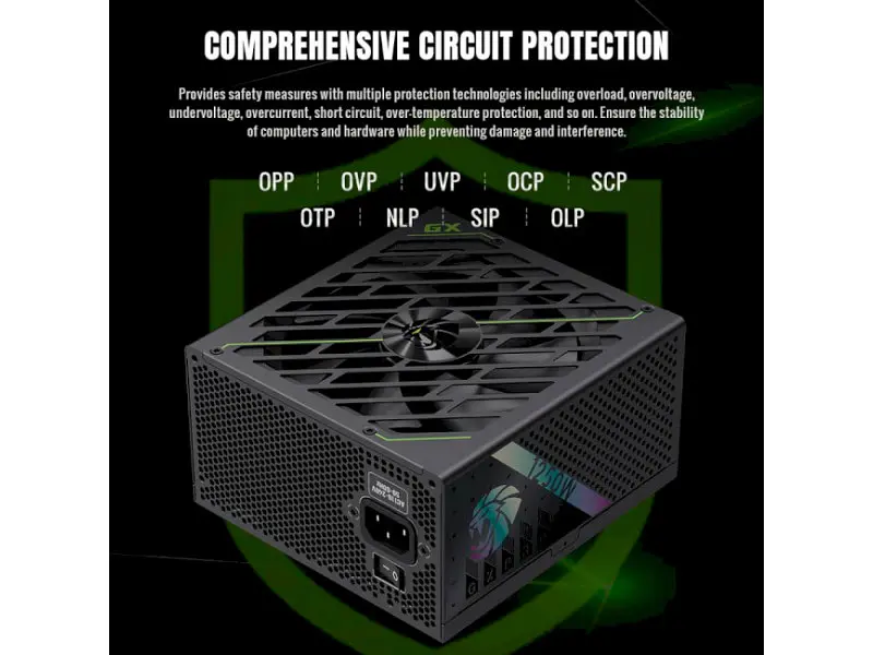 Блок живлення Gamemax GX Pro 1250G Black - фото 7