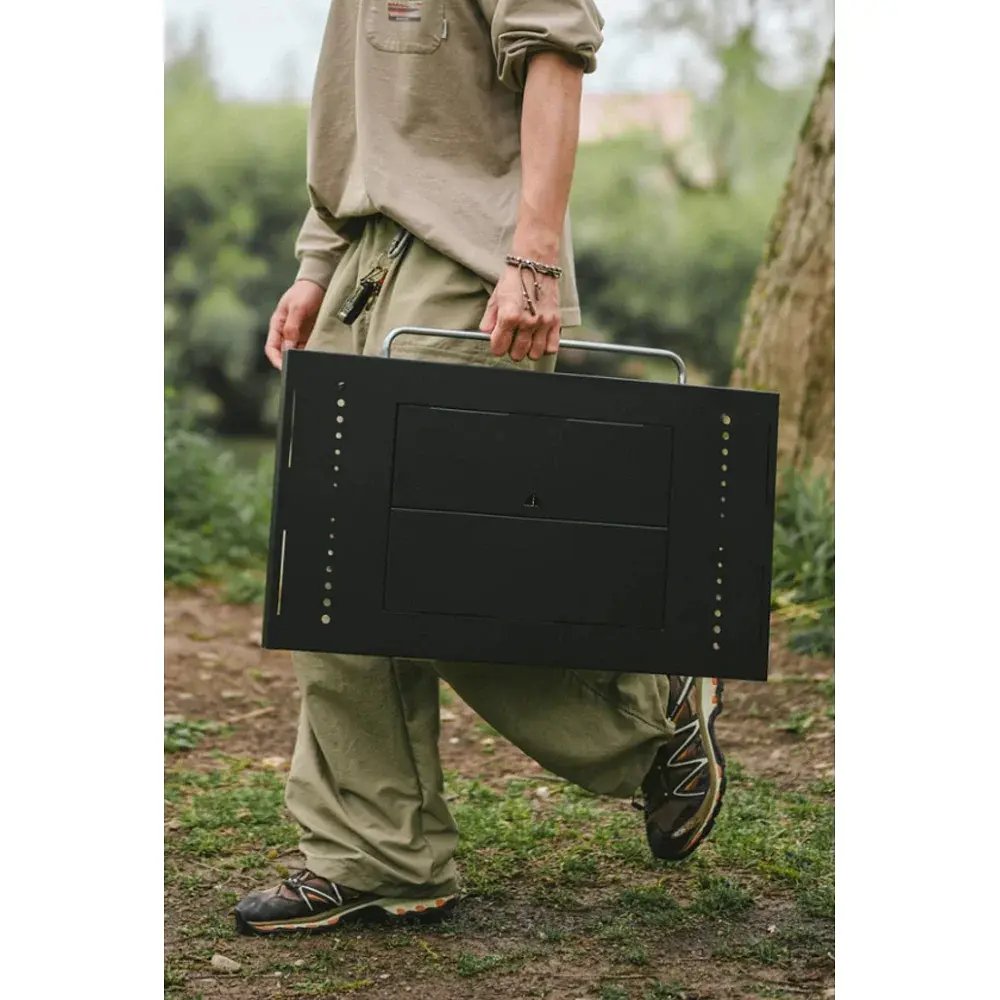 Стіл розкладаний Naturehike для барбекю сталевий CNK2350CF018 Black - фото 10