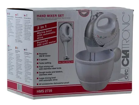 Міксер-тестоміс Clatronic HMS 3320 - фото 4