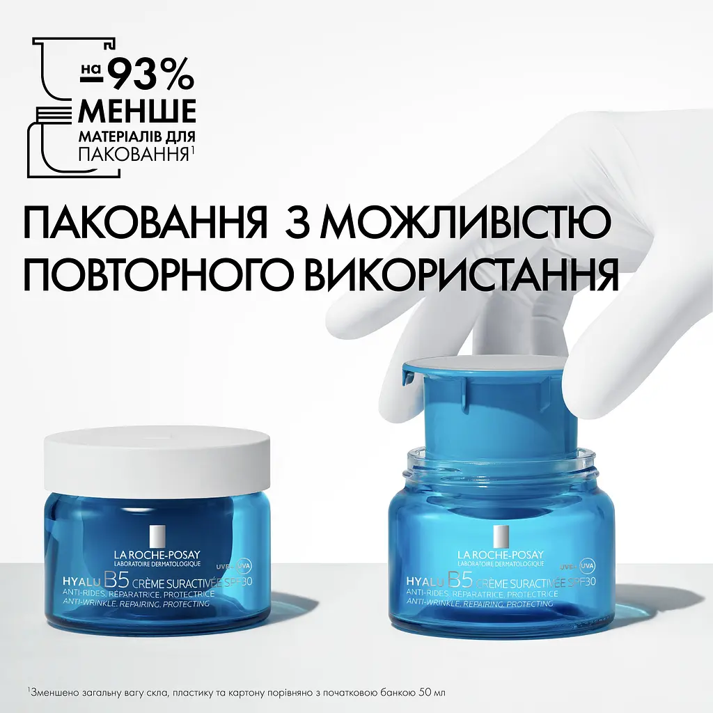 Крем інтенсивної дії La Roche-Posay Hyalu B5 Suractivated Cream SPF30 Розгладження та відновлення пружності чутливої шкіри 50 мл - фото 8