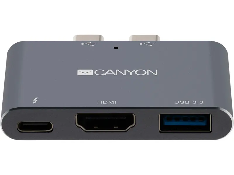 Док-станція для ноутбука Canyon Docking Station with 3 port, Thunderbolt 3 (CNS-TDS01DG) - фото 3