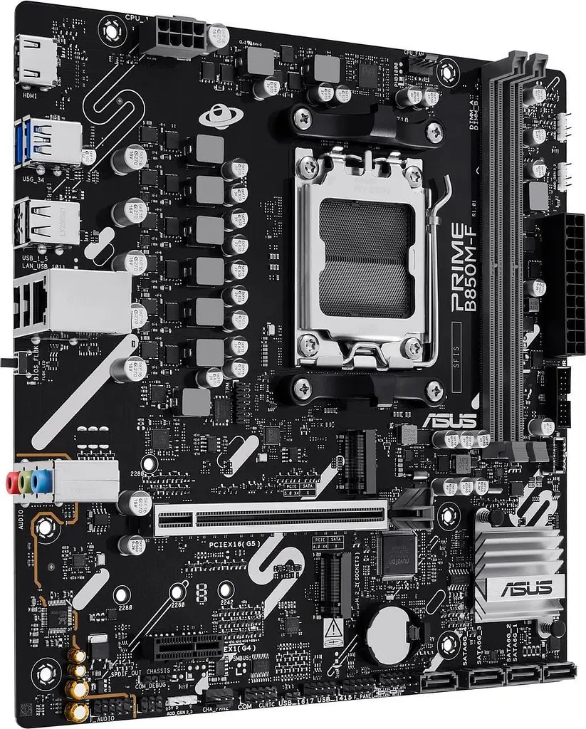 Материнська плата ASUS PRIME B850M-F (PRIME B850M-F) (Socket AM5, AMD B850, Micro-ATX) - фото 2