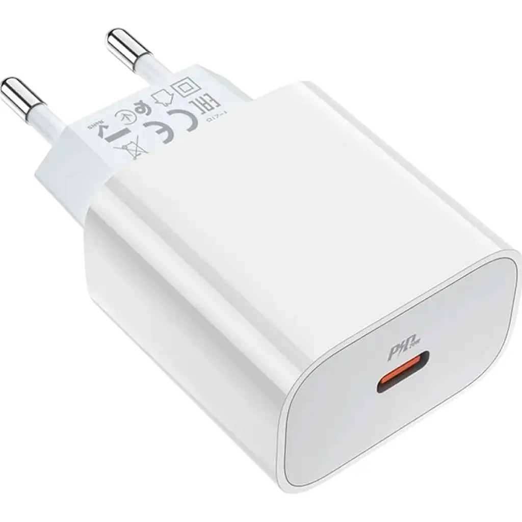 Мережевий зарядний пристрій Hoco C76A Plus Speed Source PD20W White [170759] - фото 3