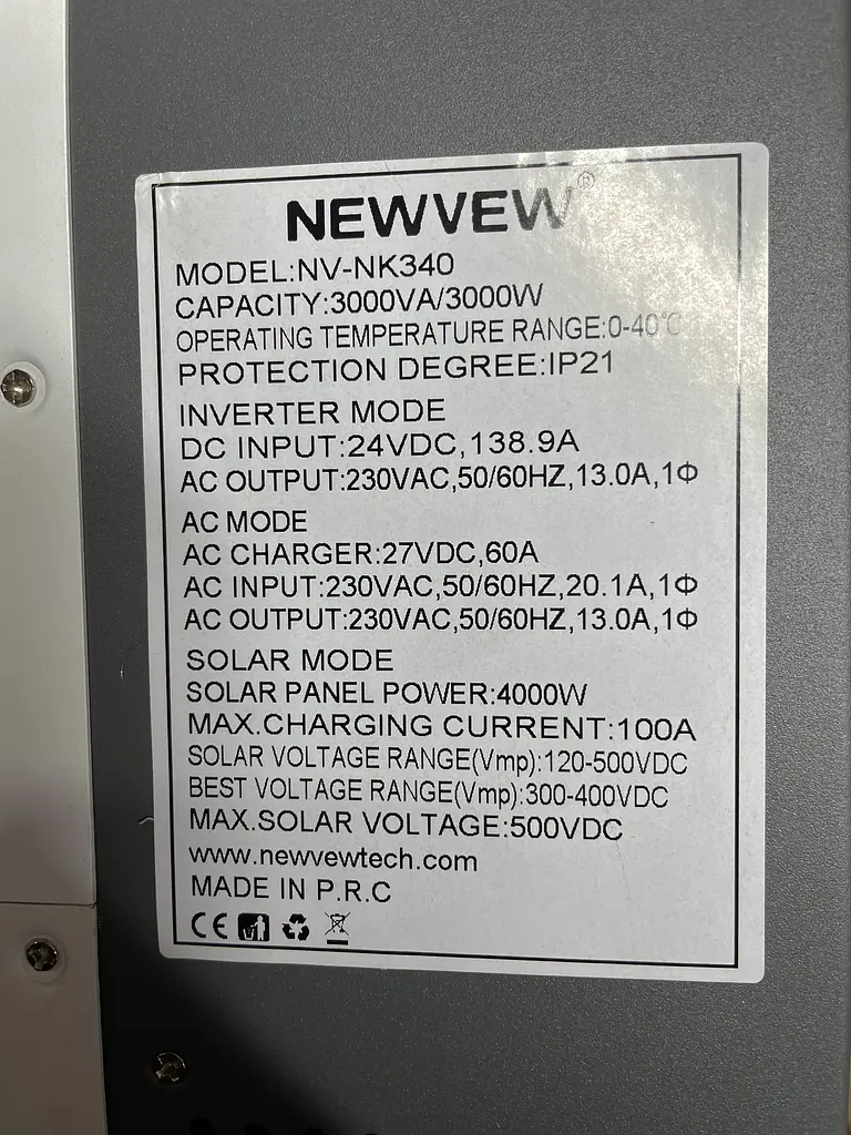 Сонячний гібридний інвертор Pure Sine Wave 3000 Вт 24В - фото 4