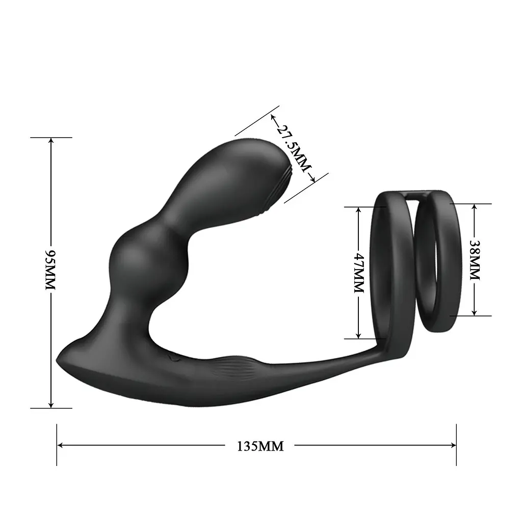 Масажер простати Mr Play Remote Control Vibrating - фото 3