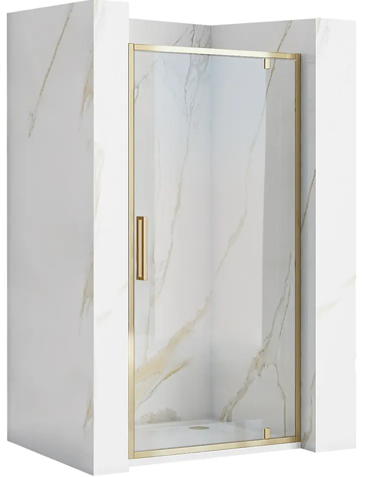 Душові двері Rea Rapid Swing 90 gold REA-K5618