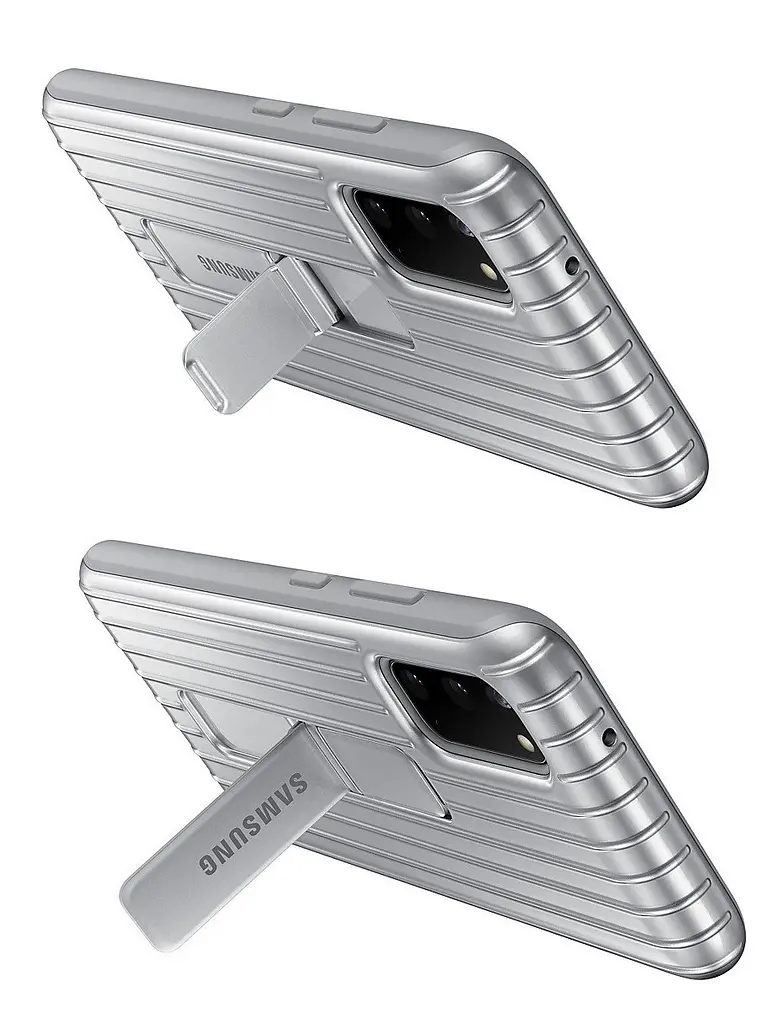 Чохол протиударний Official Protective Rugged Standing Cover EF-RG980CSEGRU з підставкою для Samsung Galaxy S20 Silver - фото 4