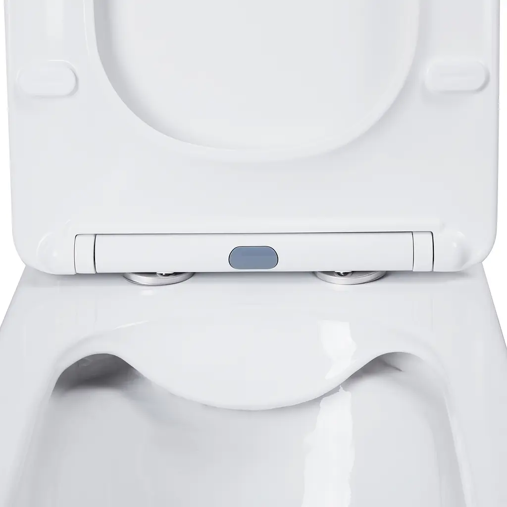 Унитаз-компакт Qtap Nando безободковый с сиденьем Soft-close QT12221222AW - фото 4