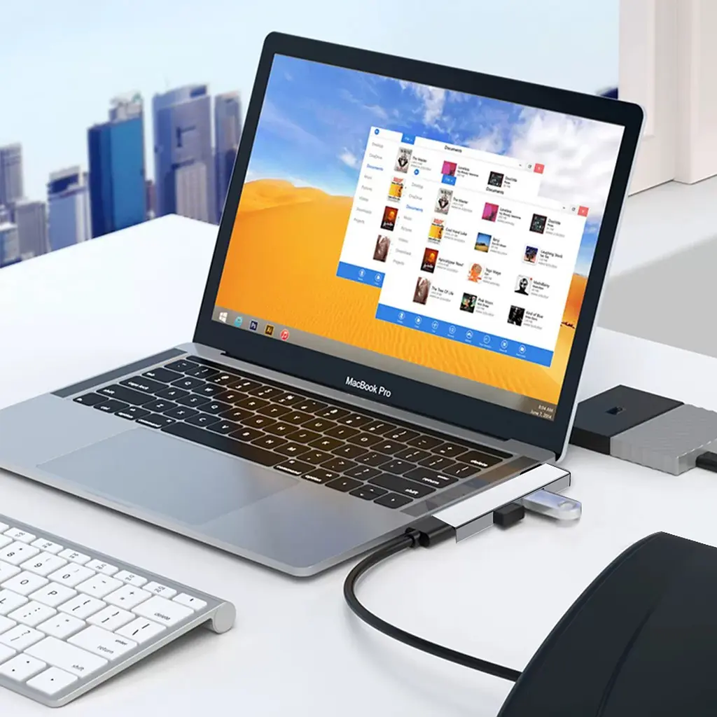 Адаптер Перехідник GT USB на USB 3.0 Bodasan Gray (W050728) - фото 4