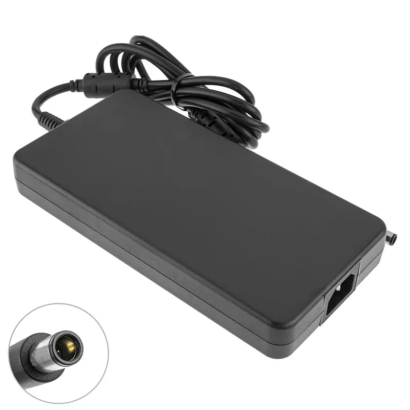 Блок живлення для ноутбука Dell 19.5V, 12.3A, 240W, 7.4x5.0-PIN, Black (без кабеля) - фото 2