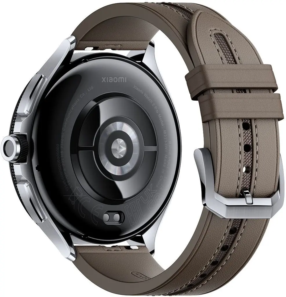 Смарт-годинник XiaomiWatch 2 Pro 4G LTE Silver Case with Brown Leather Strap BHR7210GL Brown - фото 4
