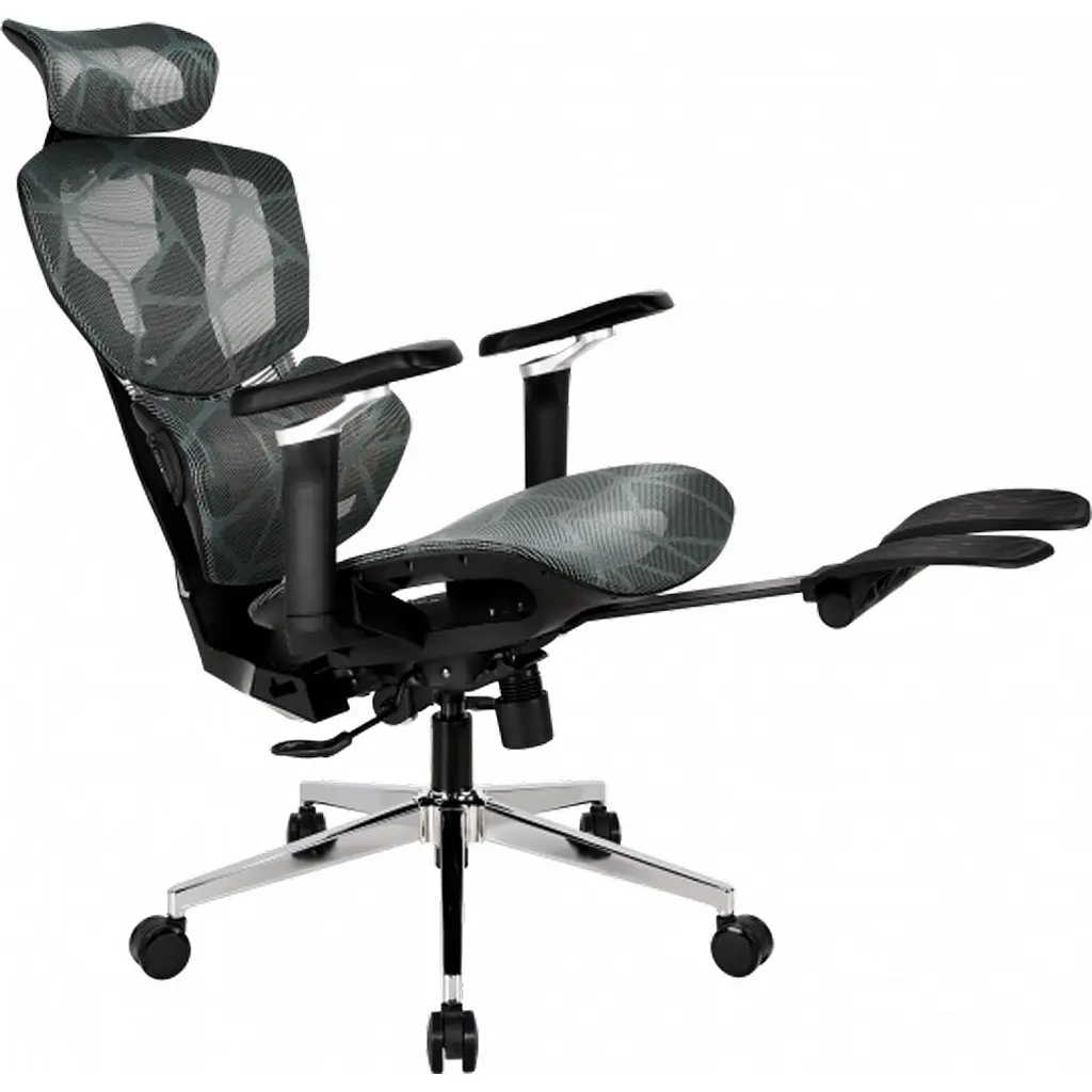 Геймерське крісло GT Racer X-7002 Massage Black/Black/Green [174672] - фото 6
