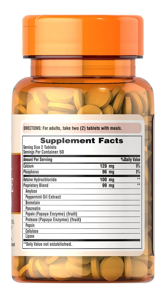 Натуральна добавка Puritan's Pride Multi Enzyme Formula 100 таблеток - фото 2