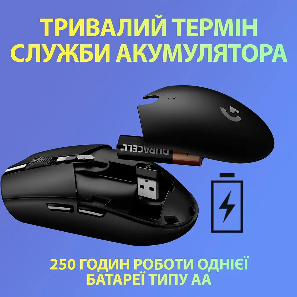 Мышь Logitech G305 Lightspeed Wireless Lilac (910-006022) - фото 4
