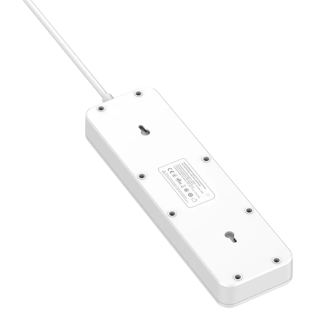 Фільтр живлення ProLogix Premium (PR-SC5614W) 2.5 кВт, 5 розеток, 6 USB AUTO ID, 2 м, білий - фото 3