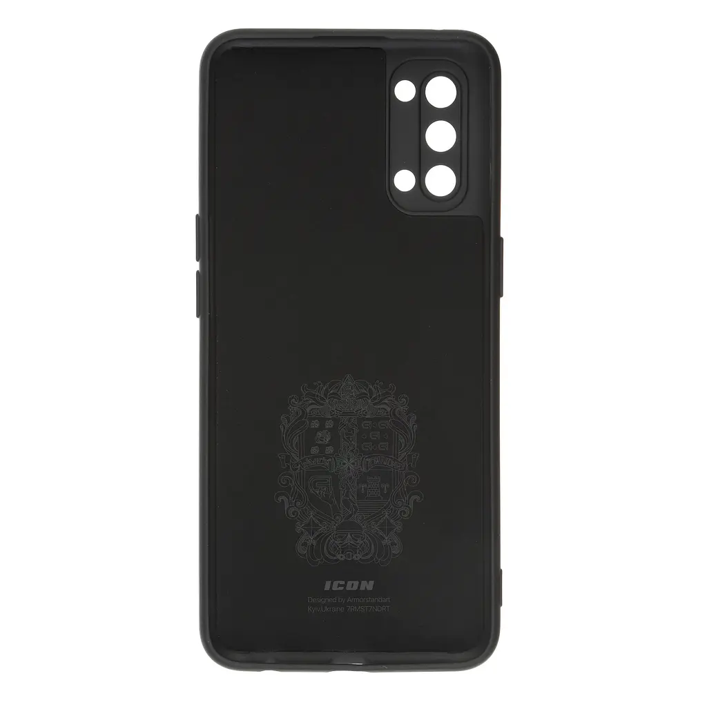 Чехол ArmorStandart ICON для OPPO Reno4 Camera cover Black (ARM57168) - фото 2