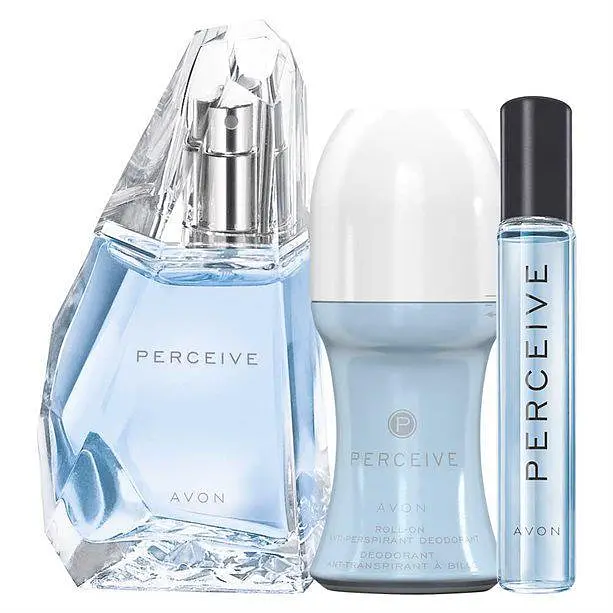 Набір парфумований жіночий Avon Perceive (edp/50 мл + deo/50 мл + edp/10 мл) (494693318)