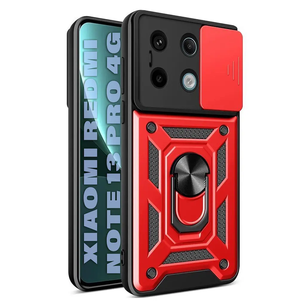 Чохол до мобільного телефона BeCover Military Xiaomi Redmi Note 13 Pro 4G Red (711027) - фото 2