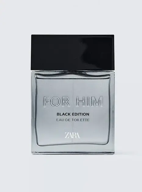 Парфумована вода для чоловіків Zara For Him Black Edition, 90 мл