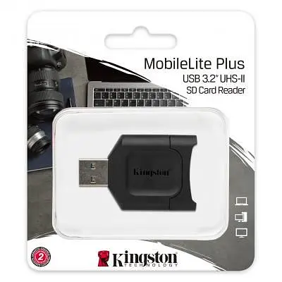 Зчитувач флеш-карт Kingston USB 3.1 SDHC/SDXC UHS-II MobileLite Plus (MLP) - фото 3