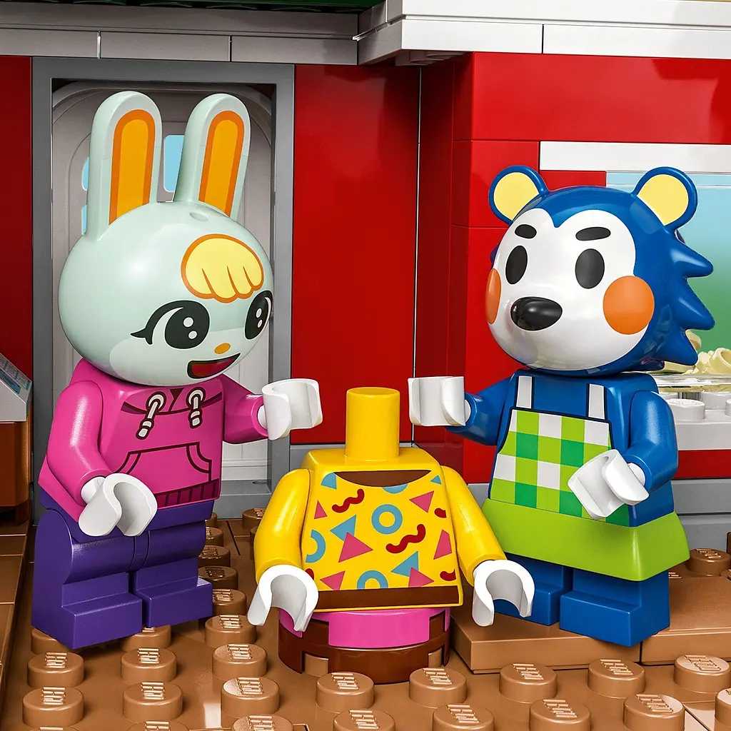 Конструктор LEGO Animal Crossing Крамниця одягу, що належить Able Sisters 322 деталей (77055) - фото 8