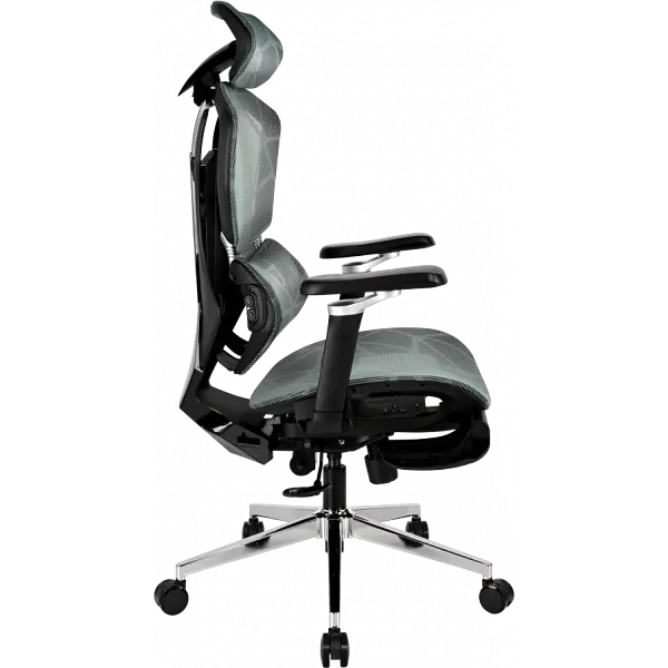 Геймерське крісло GT Racer X-7002 Black/Black/Green (Massage) - фото 3