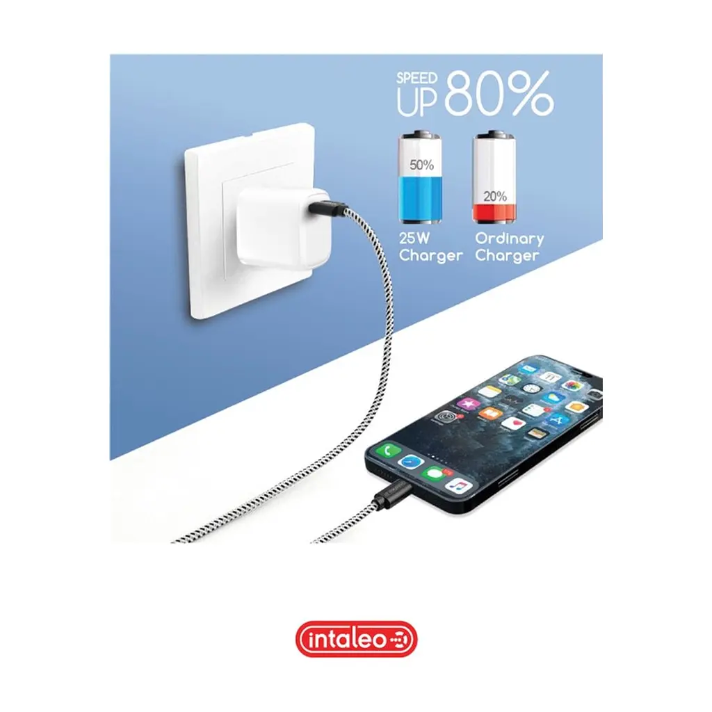 Зарядное устройство для Intaleo TCGQPD125 1хType-C 3A/25W QC/PD3.0 (1283126538827) - фото 4