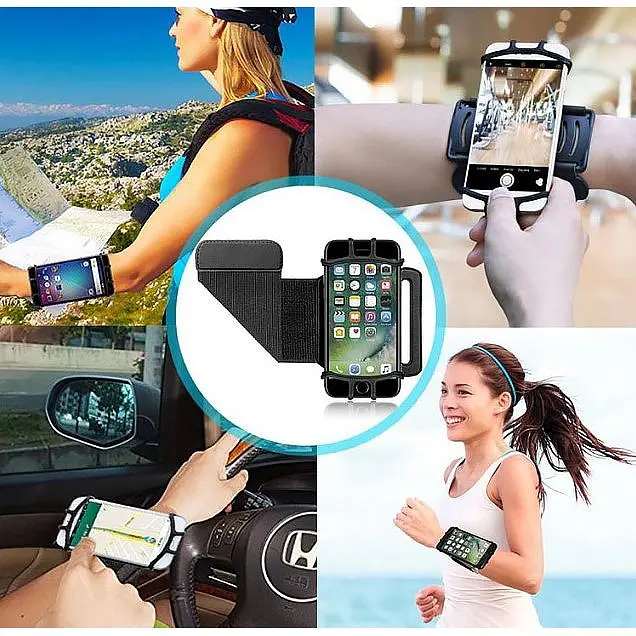 Спортивный держатель на руку для смартфона BeCover BC-RZSS034 Black (709634) - фото 6