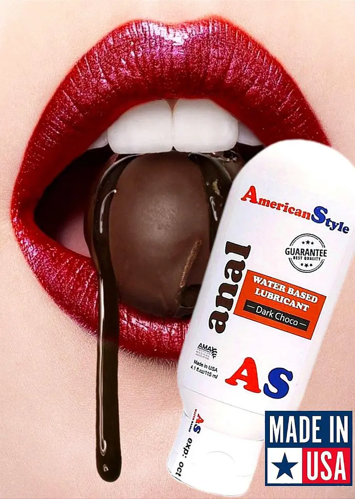 Лубрикант American Style Anal Water Based Lubricant Dark Choco Анальний на водній основі Шоколад 115 мл - фото 3