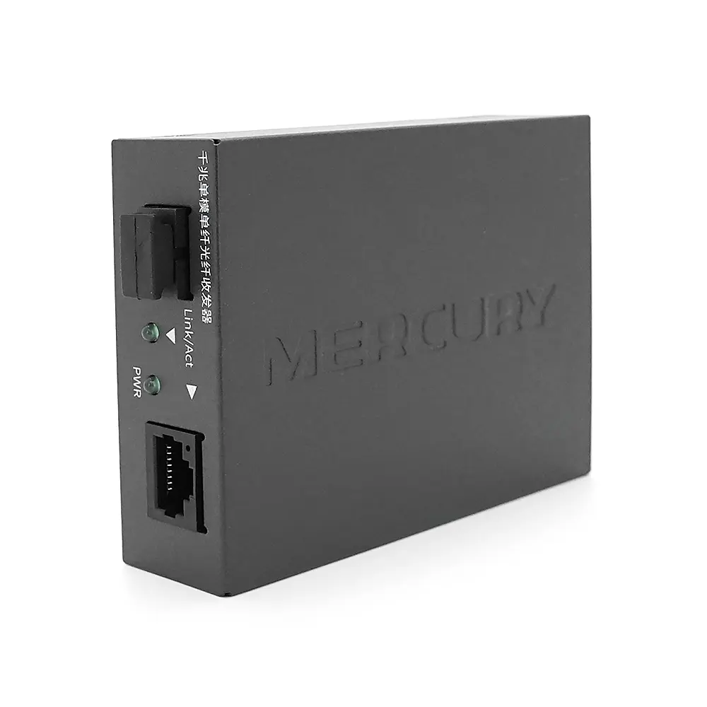 Медиаконвертор Mercury MCG11B-3 В (IC+175), 1550 WDM, 10M/100M/1000M, (0 +70°C), 20km + блок живлення 5V 2A + перехідник Q10 - фото 3